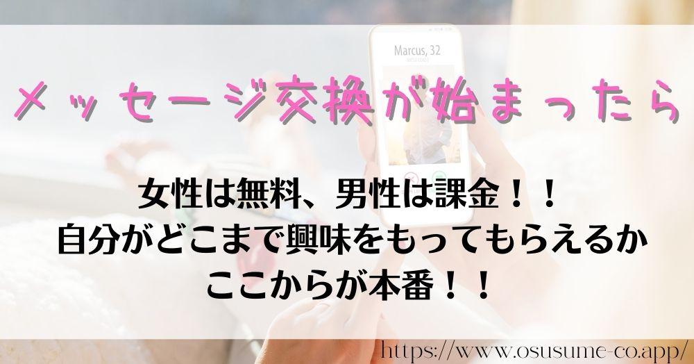 メッセージ交換が始まったら、返信しやすいメッセージで男性から気になる女性を目指す！！